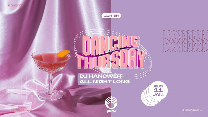 DANCING THURSDAY #1 - GURU CLUB cover