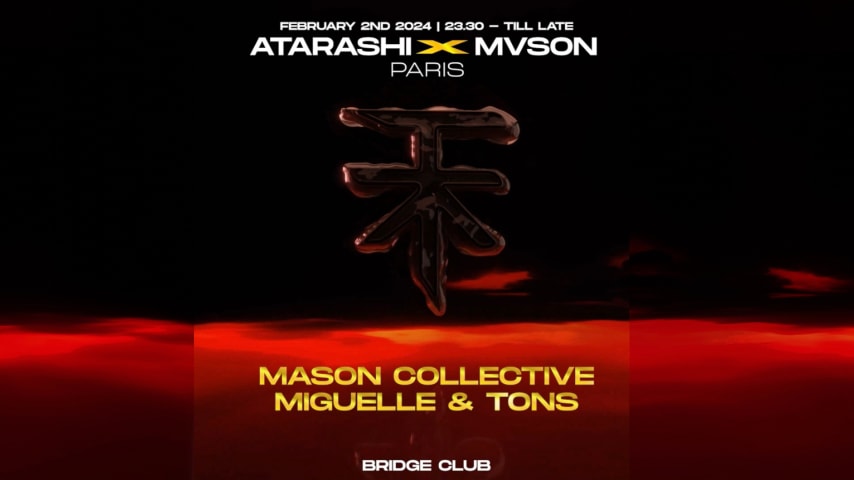 ATARASHI x MVSON: Mason Collective, Miguelle & Tons cover