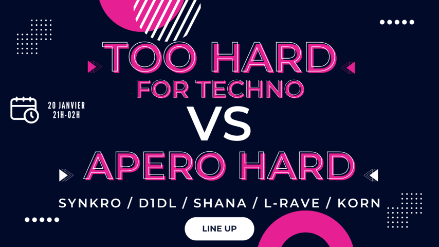 Too hard for techno VS Apero hard cover