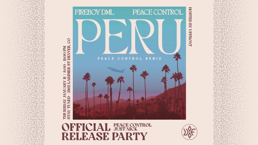 Record Release Party: Peru By Peace Control cover