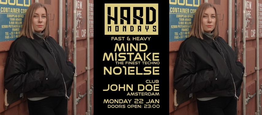 HARD MONDAYS AMSTERDAM W/ MINDMISTAKE (THE FINEST TECHNO) cover