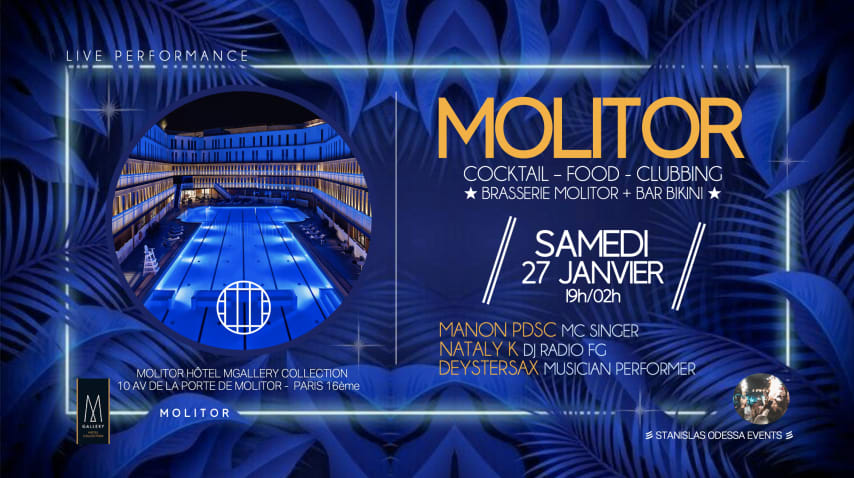 MOLITOR - APERO COCKTAIL FOOD X SOIREE LIVE CLUBBING cover