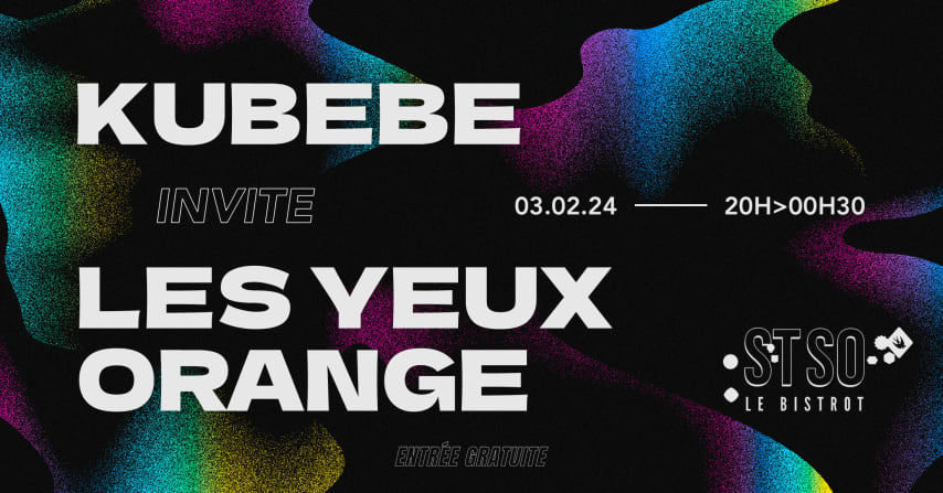 • KUBEBE invite LES YEUX ORANGE • cover