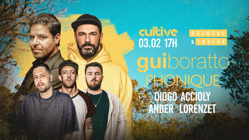 Cultive 03/02 - Quintal e Inside / Gui Boratto e Phonique cover