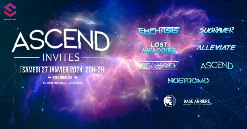 Ascend invites (Euphoric party) cover