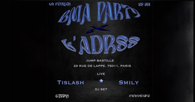 BMA PARTY X L'ADRSS cover