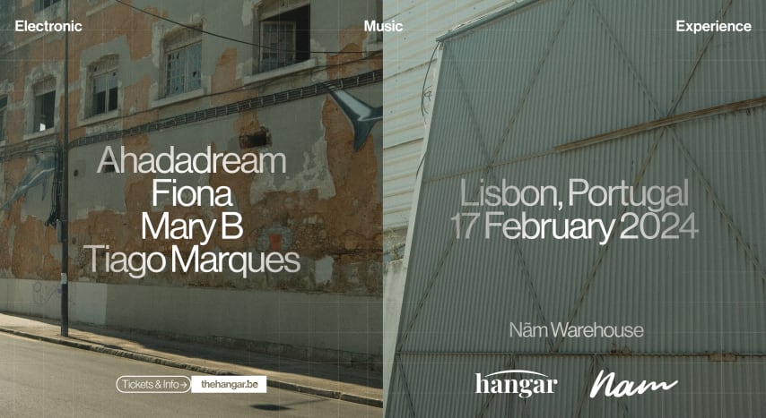 HANGAR invites AHADADREAM – LISBON 2024 cover