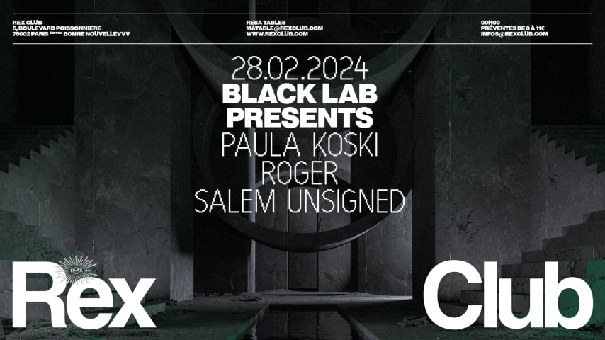 Black Lab Presents: Paula Koski, Roger & Salem, Unsigned cover