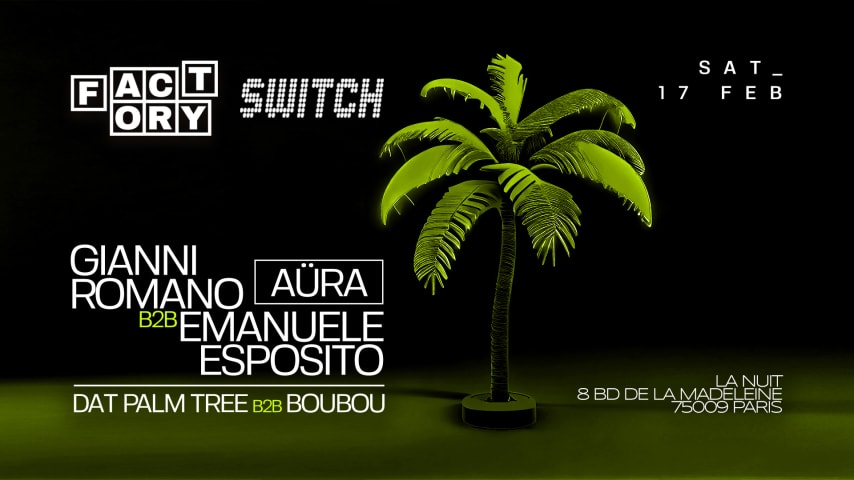 Factory X Switch (Ibiza) Gianni Romano B2b Emanuele Esposito cover