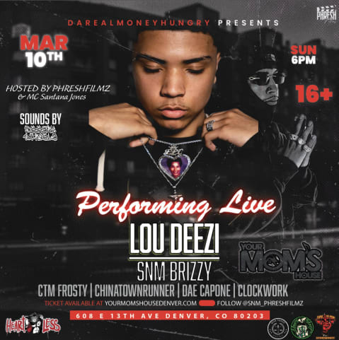 Lou Deezi Live In Denver W/ Special Guests cover