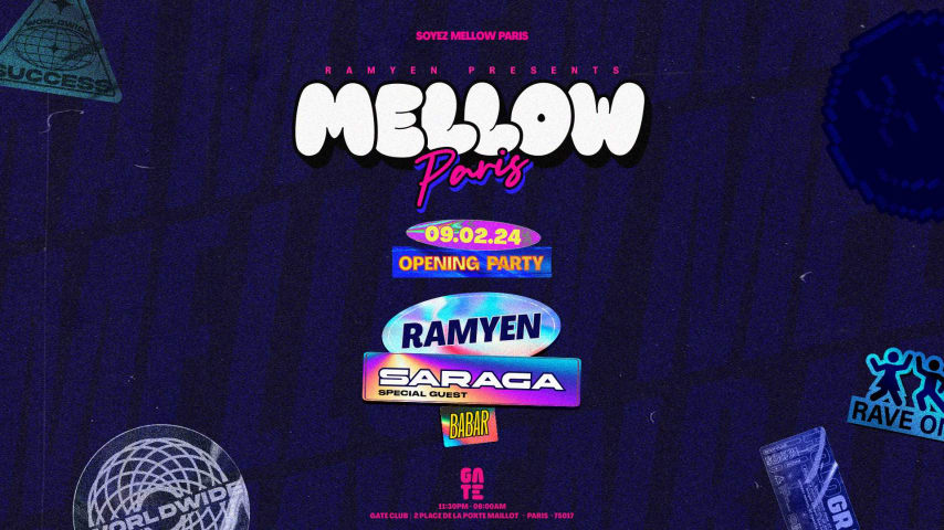 MELLOW Paris x Ramyen x Saraga x Babar cover