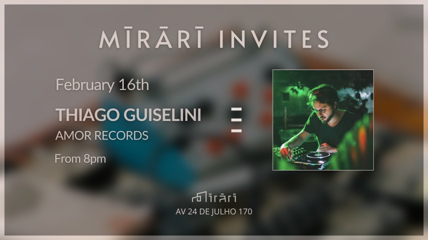 Mirari Invites: Thiago Guiselini cover