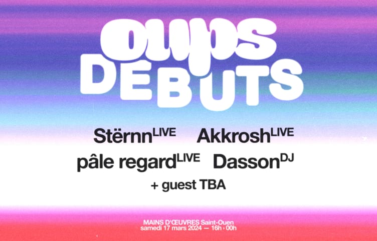 OUPS DEBUTS : Stërnn, pâle regard, Akkrosh (lives), Dasson cover