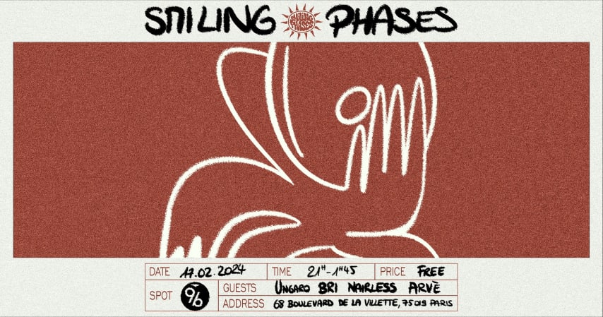 Smiling phase : Ungaro, Nairless, BRI, Arvè @Le 9b cover