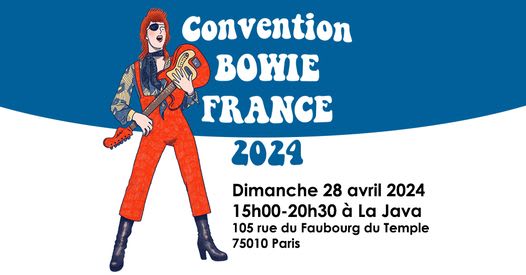 Convention Bowie France 2024  @LA JAVA cover