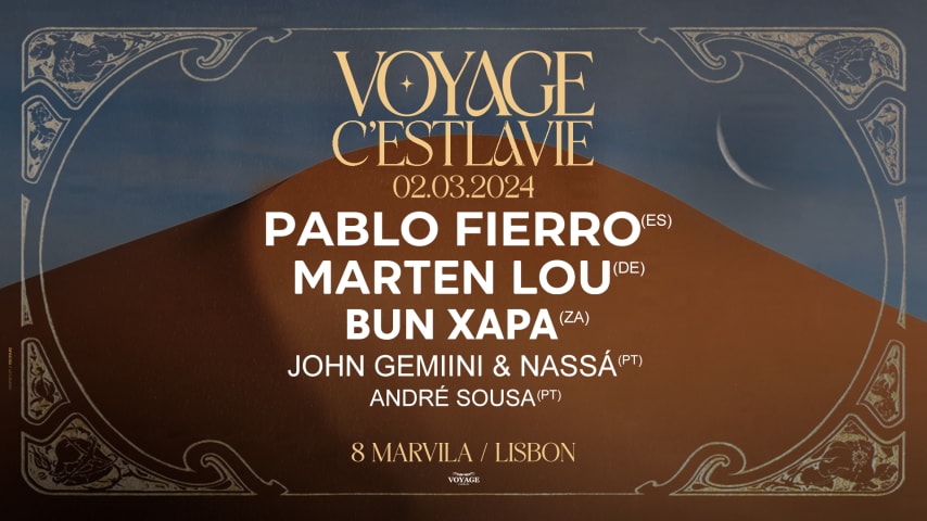 VOYAGE with PABLO FIERRO x MARTEN LOU x BUNXAPA cover