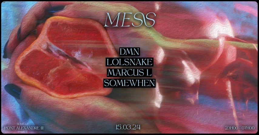 MESS | SOMEWHEN, LOLSNAKE, MARCUS L, DMN cover