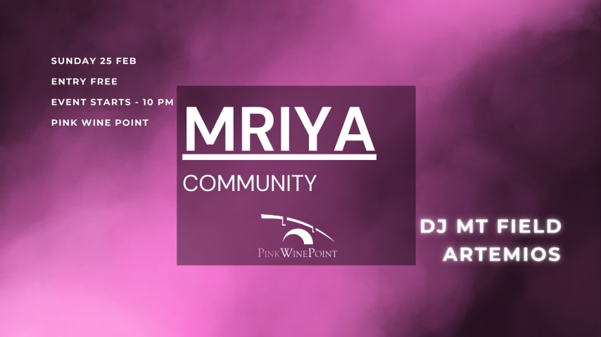 MRIYA in Pink cover