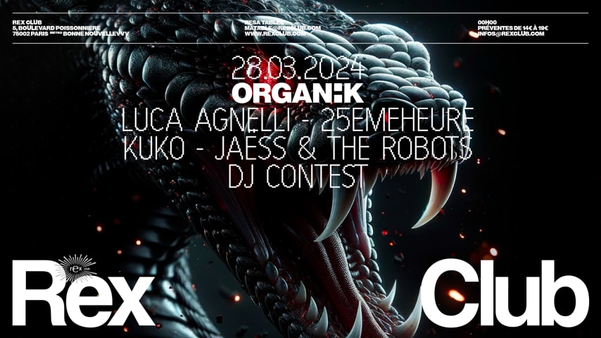 Organïk: Luca Agnelli, Kuko, Jaëss & The Robots, 25emeheure cover