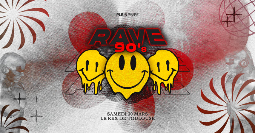 RAVE 90's - PLEIN PHARE - REX cover