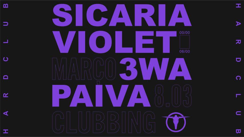 SICARIA (UK), VIOLET, 3WA, PAIVA cover