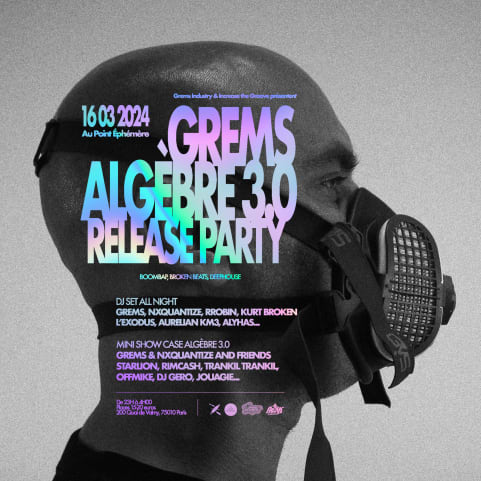 Grems & Friends : Release Party - Algèbre 3.0 cover