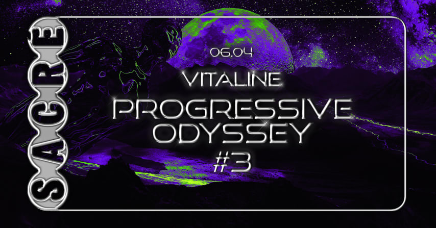 Sacré présente : Vitaline / Progressive Odyssey #3 cover