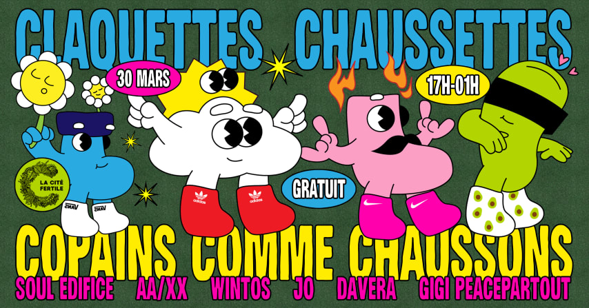 Claquettes Chaussettes x La Cité Fertile [GRATUIT] cover