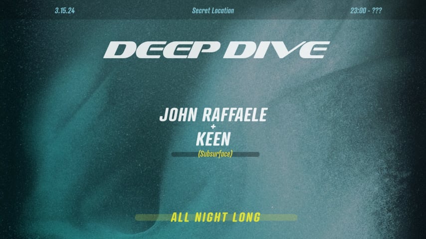 Deep Dive Invites - John Raffaele B2B Keen (Subsurface) cover