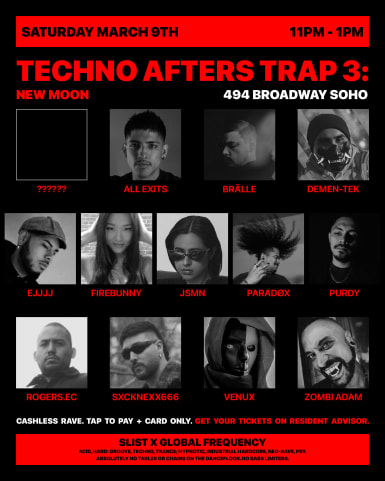 Techno Afters Trap 3 cover