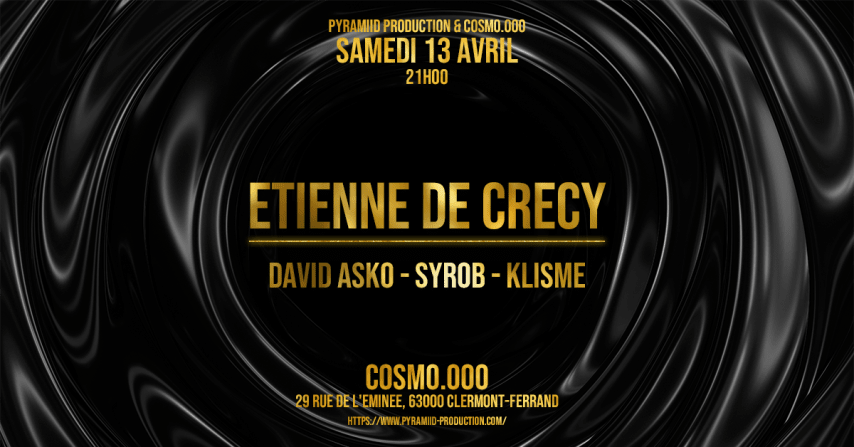 ETIENNE DE CRECY (Cosmo, Clermont-Ferrand) cover