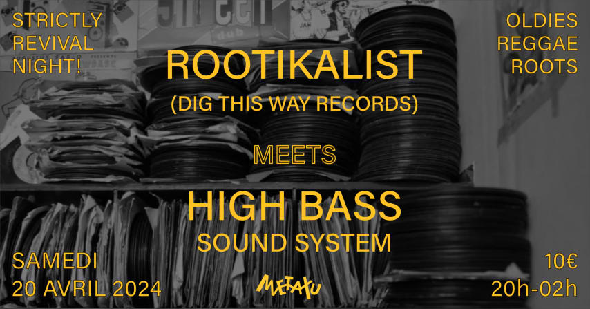 Rootikalist meets High Bass Sound System cover