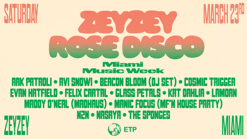 ZeyZey Rose Disco ft Manic Focus, Maddy O’Neal, Felix Cartal cover