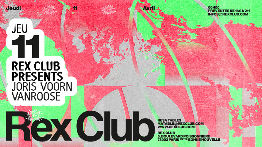 Rex Club Presents: Joris Voorn & Vanroose cover