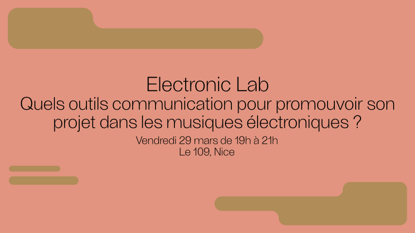 Electronic Lab - Les outils comm pour promouvoir son projet cover