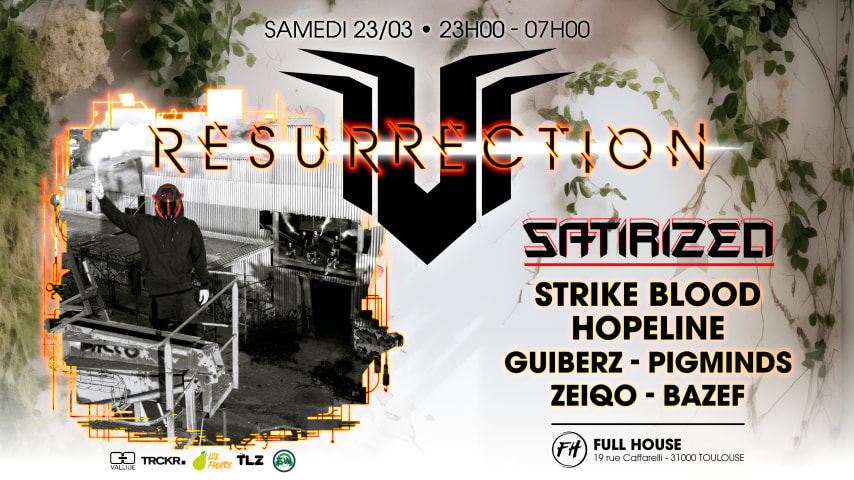 Resurrection W/Satirized, Strike Blood, Hopeline, Pigminds.. cover