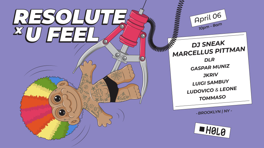 ReSolute x U Feel with DJ Sneak, Marcellus Pittman + more cover