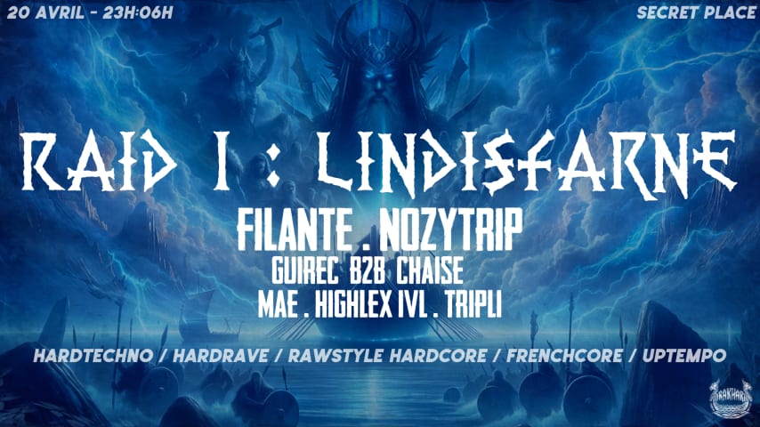 DRAKHARD présente Raid 1 : Lindisfarne cover