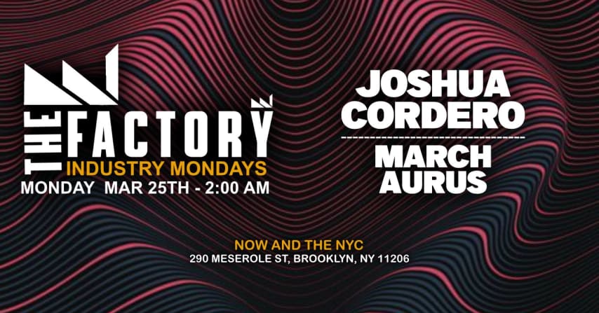 THE OFFICIAL BKLYN AFTER HOURS - JOSHUA CORDERO - MARCH cover