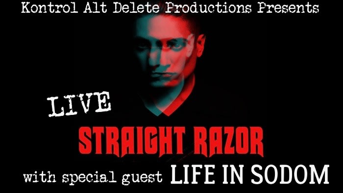 STRAIGHT RAZOR w/ LIFE IN SODOM Exclusive Miami Music Week cover