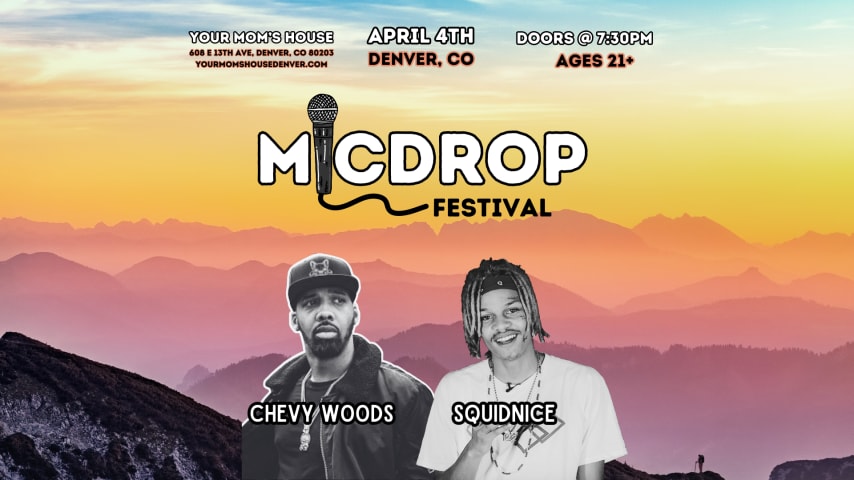 Micdrop Festival - Chevy Woods, Squidnice, Willie Boy cover