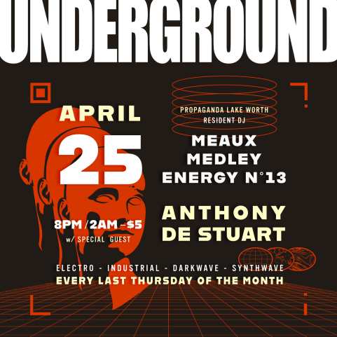 UNDERGROUND w/ Anthony De Stuart cover