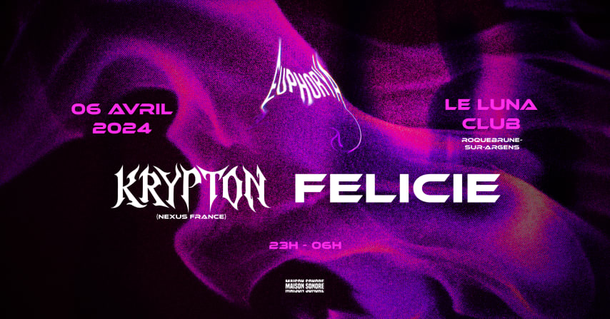 Euphorya Club: Krypton & Felicie cover