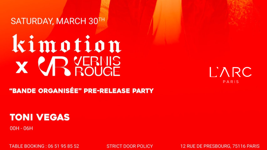 KIMOTION x VERNIS ROUGE @ L'ARC PARIS cover