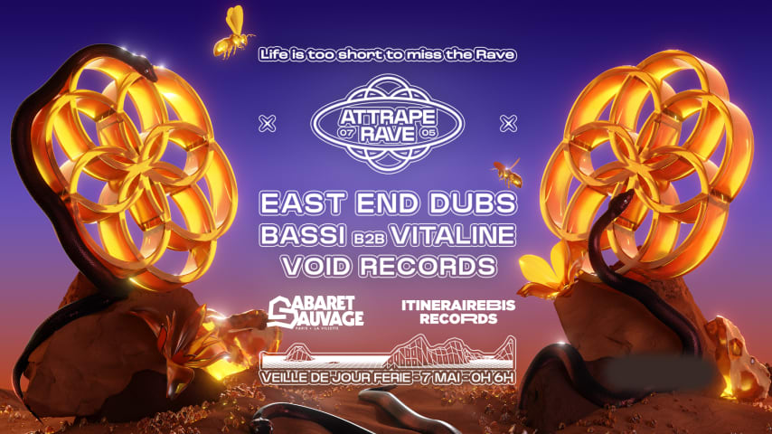 ATTRAPE RAVE - EAST END DUBS, VITALINE, BASSI, VOID RECORDS cover