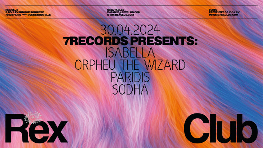 7Records: Isabella, Orpheu The Wizard, Paridis, Sodha cover