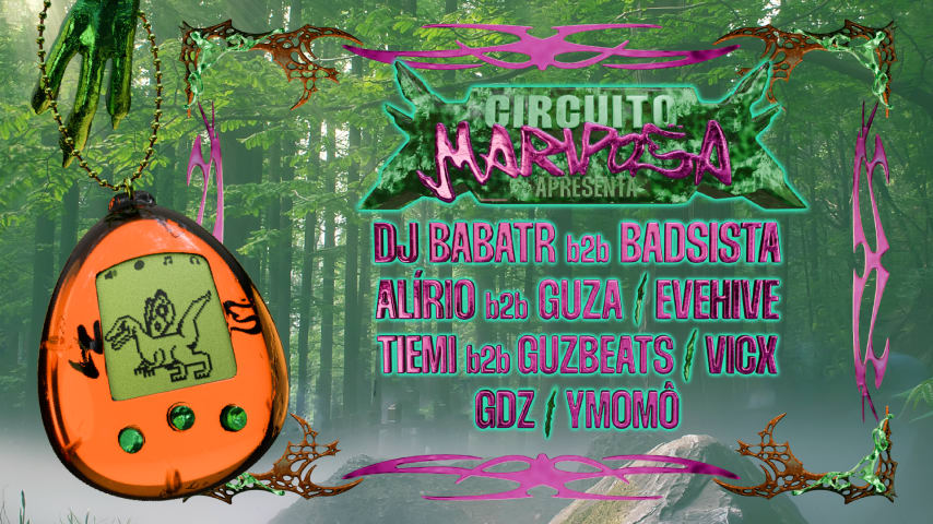 CIRCUITO MARIPOSA RJ apresenta DJ BABATR (Venezuela) cover