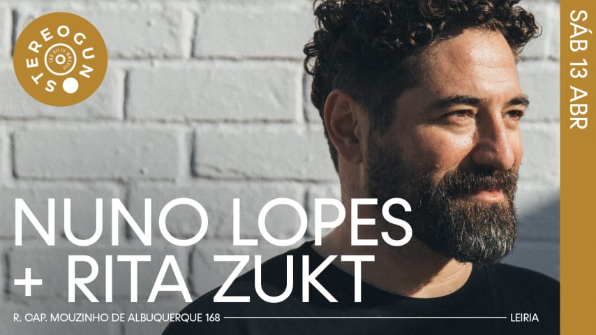 NUNO LOPES + RITA ZUKT na STEREOGUN cover