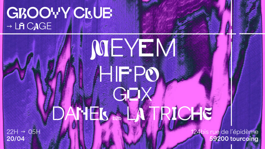 GROOVY CLUB INVITE MEYEM & HIPPO cover