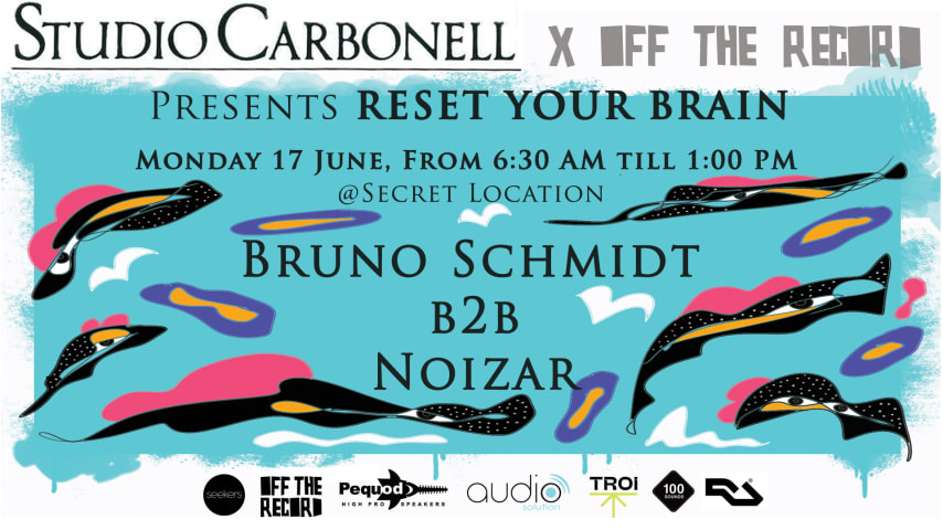 Studio Carbonell X OFF The Record presents RESET YOUR BRAIN cover